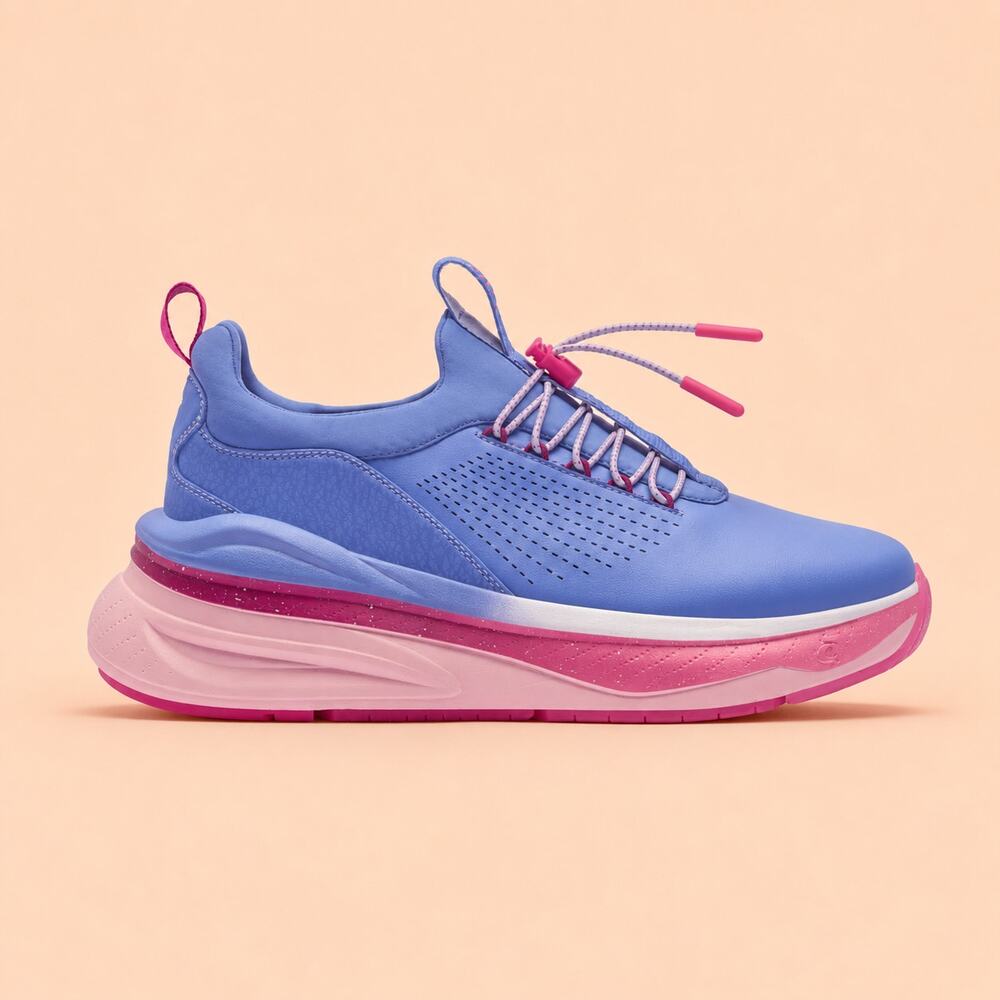 Clove Unisex Forte Nursing Sneakers Vivid Blue Pink Size W 14.5 M 13